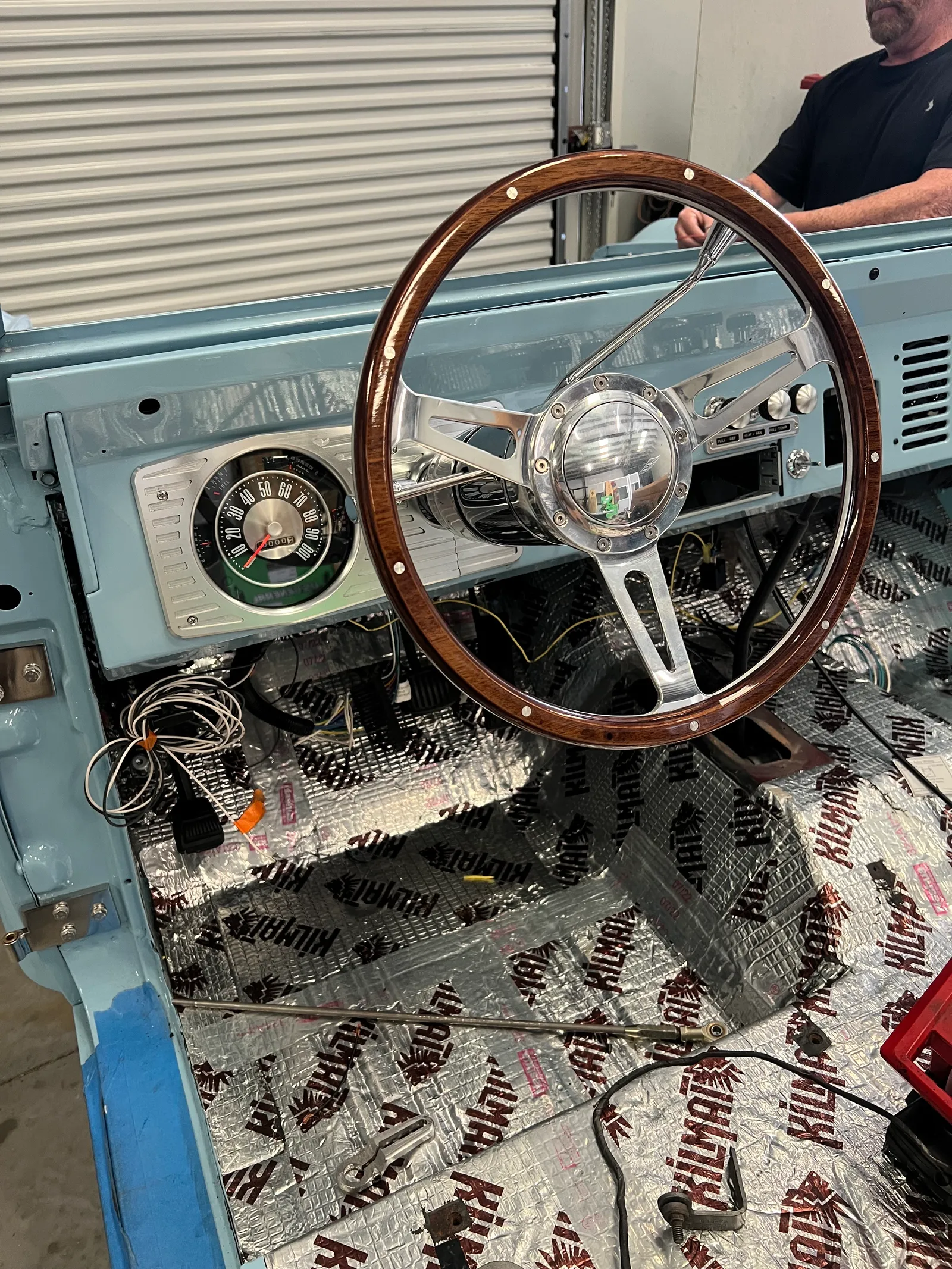 1973 Ford Bronco custom build at Shane's Garage — exterior photo 1