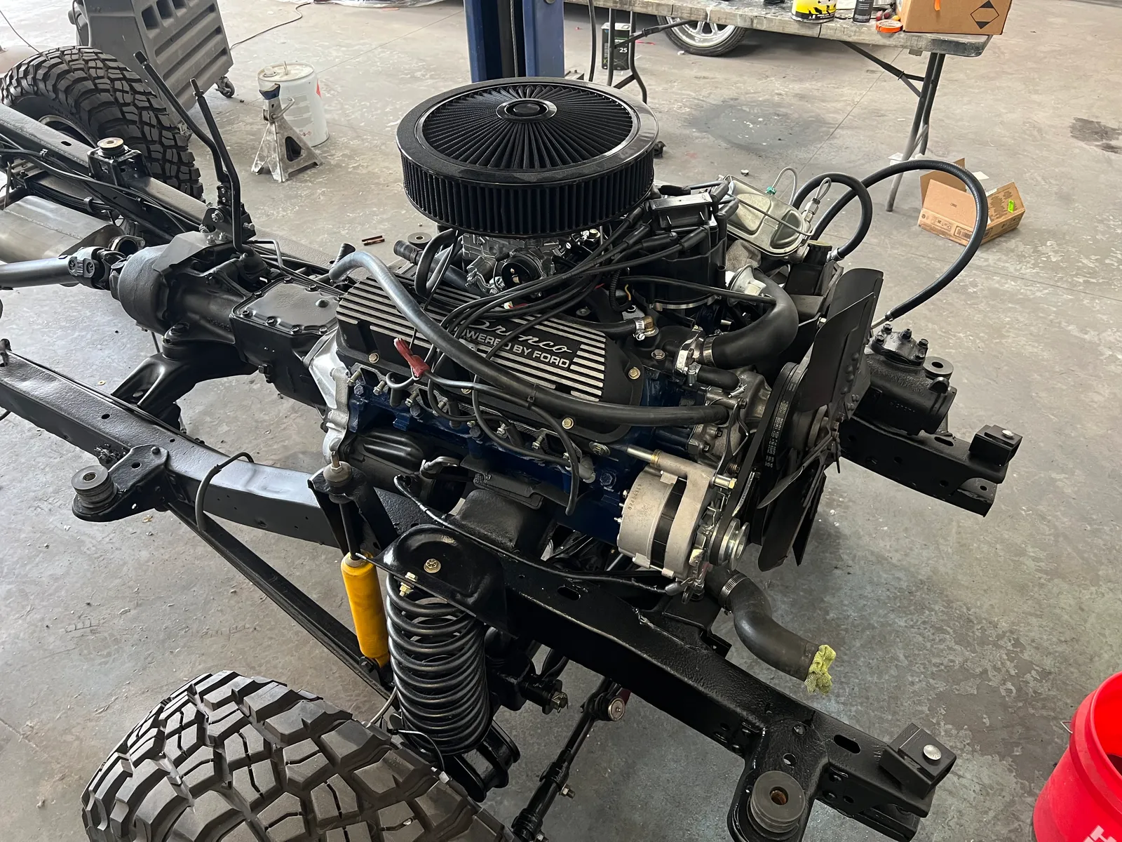 1975 Ford Bronco custom build at Shane's Garage — exterior photo 2