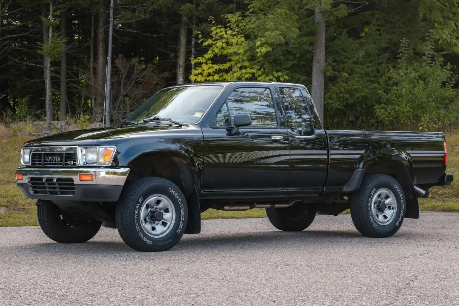 1991 Toyota Pickup Extra Cab Black 4x4, photo 2