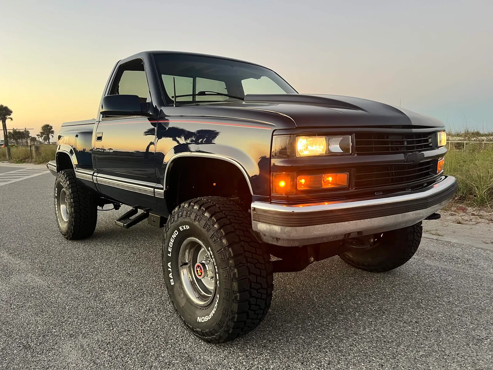 1995 Chevrolet K1500 Silverado Indigo Blue Lifted 4x4, photo 12