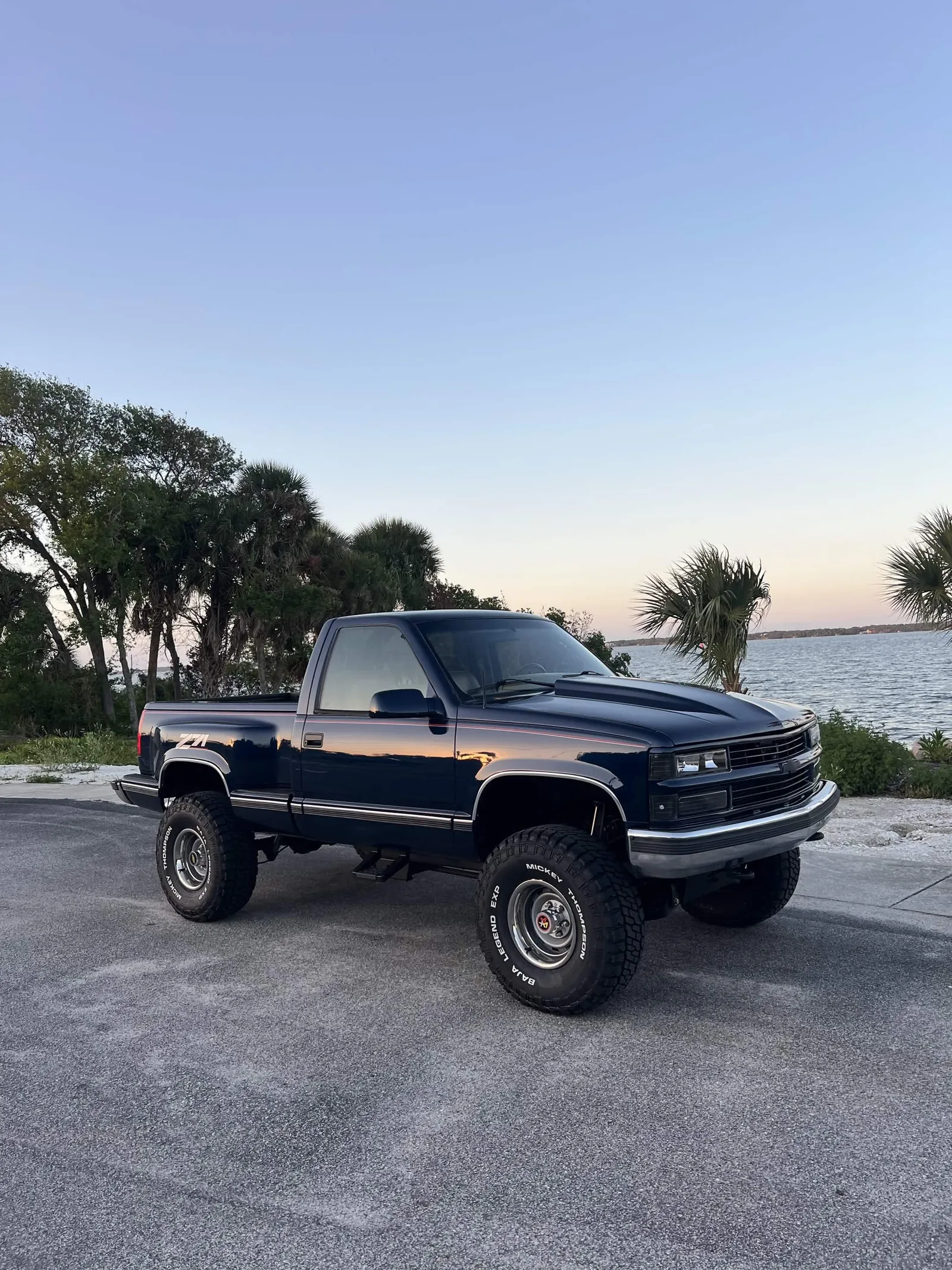 1995 Chevrolet K1500 Silverado Indigo Blue Lifted 4x4, photo 7